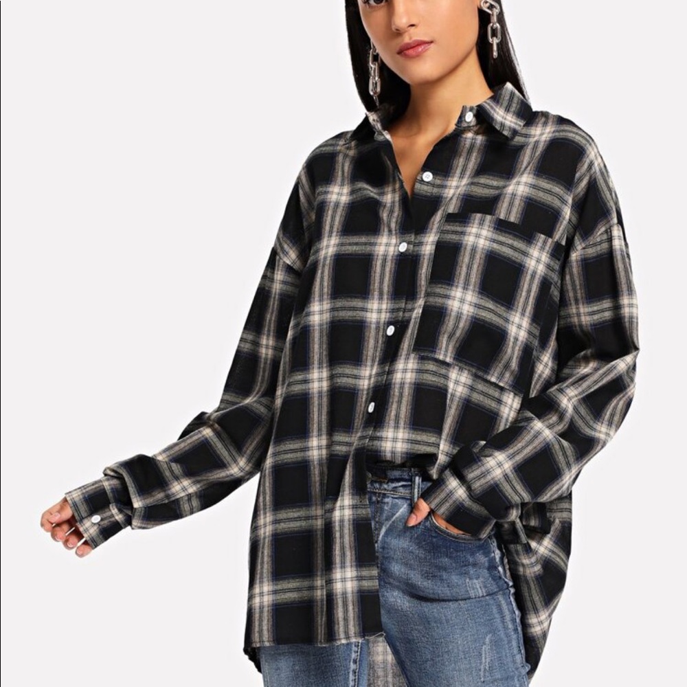 Blue and Black Flannel Brand New
